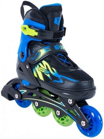 Роликовые коньки Tech Team Burn (р.34-37, синий)