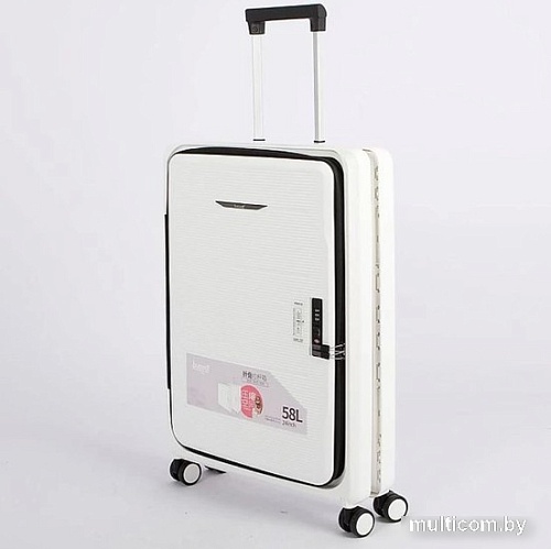 Чемодан-спиннер Bubule Складной 337-ZD-24WHT (белый)