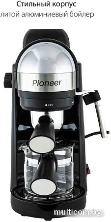 Рожковая кофеварка Pioneer CM106P (черный)