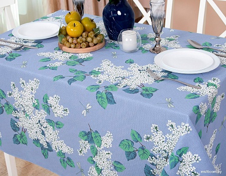 Скатерть АртПостель Аромат сирени СБ.150.180 180x145