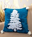 Чехол на подушку Arya Tree 45x45 (синий)