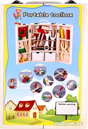 Набор инструментов игрушечных Darvish Чемоданчик с инструментами DV-T-2387