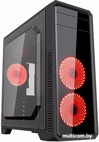 Корпус GameMax G561-F (красный LED)