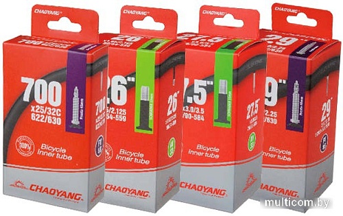 Велокамера Chaoyang 700x18/23C 18/23-622/630 F/V 48mm Y122308