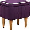 Пуфик Mio Tesoro Амма с ящиком для хранения (фиолетовый №25)