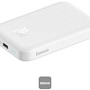 Внешний аккумулятор Baseus Magnetic Mini Wireless Fast Charging Power Bank 20W 6000mAh (белый)