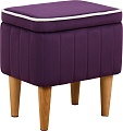 Пуфик Mio Tesoro Амма с ящиком для хранения (фиолетовый №25)
