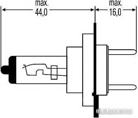Галогенная лампа Hella H7 8GH007157241 1шт