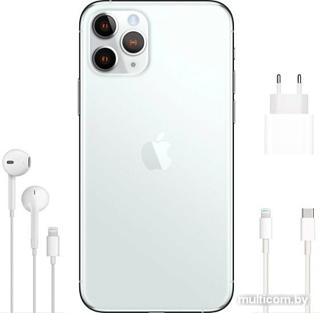 Смартфон Apple iPhone 11 Pro Max 64GB Dual SIM (серебристый)