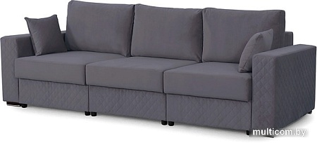 Диван Мебельград Неаполь 1 (альба темно-серый)
