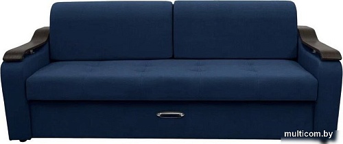 Диван Сириус Лидер-4 ППУ (Eva 22 велюр синий)