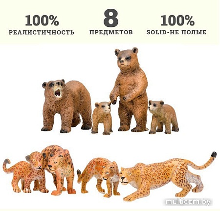 Набор фигурок Masai Mara Мир диких животных MM201-011