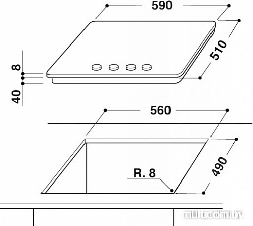 Варочная панель Whirlpool GOR 6414/NB