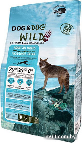 Сухой корм для собак Dog&Dog Wild Regional Ocean Adult (для взрослых пород) 12 кг
