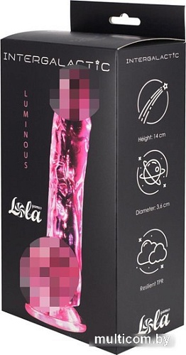 Фаллоимитатор Lola Games Intergalactic Luminous Pink 7086-01lola (розовый)