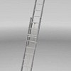 Лестница Новая высота NV 524 двухсекционная с тросовой тягой 2x16 ступеней
