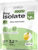 Протеин сывороточный (изолят) Healthys 100% Soy Isolate (900г, банан)