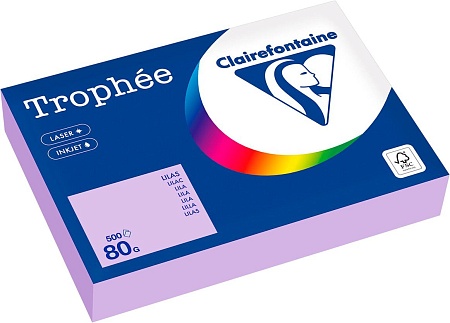 Clairefontaine А4 80г/м2 1872PC (500л, пастельный бледно-лиловый)