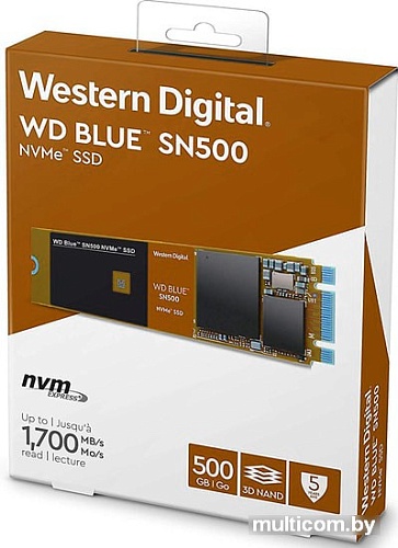 SSD WD Blue SN500 500GB WDS500G1B0C
