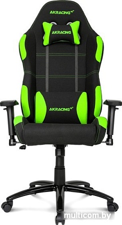 Кресло AKRacing K7012 (черный/зеленый)