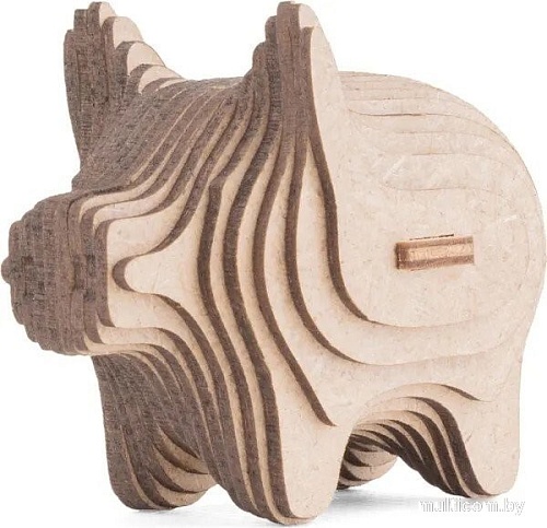 3Д-пазл Eco-Wood-Art Мини. Свинка
