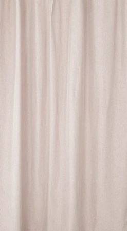 Шторка-занавеска для ванны Home One Linen 180x200 412879 (капучино)