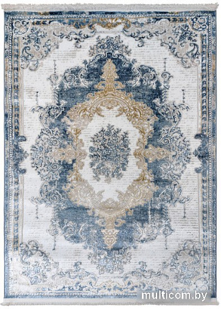 Прикроватный коврик Safyun Liparis LP364-CREAM-BLUE (0.8x1.5)