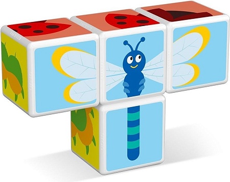 Развивающая игра Geomag Магнитные кубики насекомые GM121