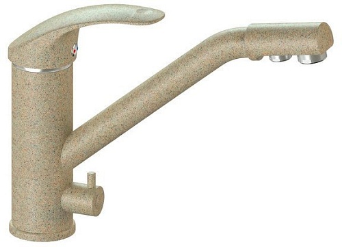 Смеситель MARRBAXX Карельский камень КМ010/Q5 (песочный)