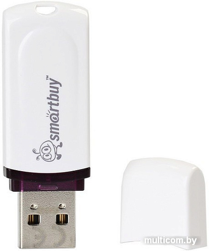 USB Flash Smart Buy 8GB Paean White (SB8GBPN-W)