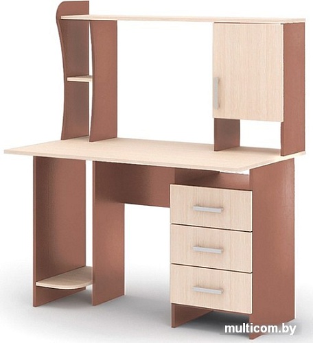 Стол Стендмебель №5 (ясень шимо светлый/ясень шимо темный)