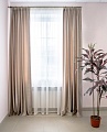 Комплект штор Decoretto Бархат премиум БП-К7 1.88x2.6 м (бежевый, 2 шт)