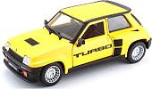 Легковой автомобиль Bburago Рено 5 Турбо 1982 (желтый)