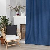 Штора Этель Классика 7062900 130x300. синий, 1 шт)