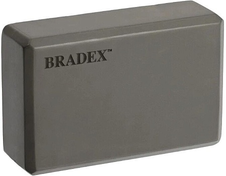 Блок для йоги Bradex SF 0407 (серый)
