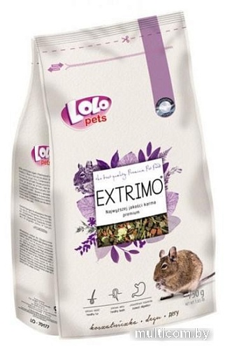 Корм для грызунов Lolo Pets Extrimo для дегу 750 г