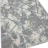 Ковер для жилой комнаты Radjab Carpet Амальфи Прямоугольник 01518B 13605 (0.8x1.5, C.Grey/L.Bule)