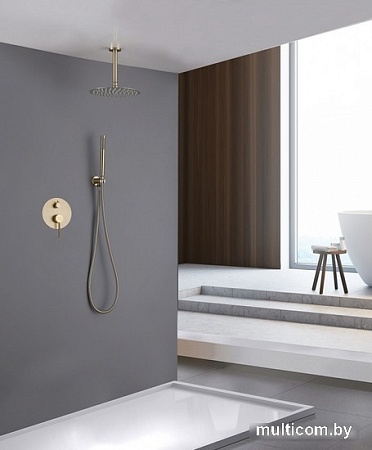 Душевая система Abber Emotion AF8821G (золото матовое)