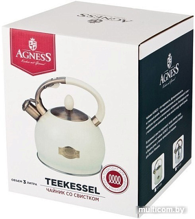 Чайник со свистком Agness 937-831