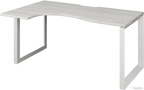 Стол Программа Техно Аргентум-МП НТМП.О-040 левый (сосна винтер/белый)