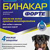 Капли от блох и клещей Pchelodar Бинакар Форте от эктопаразитов для собак/щенков крупных пород (4 пипетки)