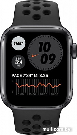 Умные часы Apple Watch SE Nike 40 мм (алюминий серый космос/антрацитовый, черный)