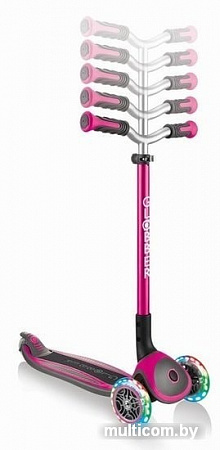 Самокат Globber Master Lights (розовый)