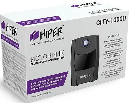 Источник бесперебойного питания Hiper City-1000U