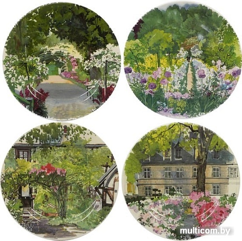 Набор десертных тарелок Gien Paris A Giverny 1738B4MX50