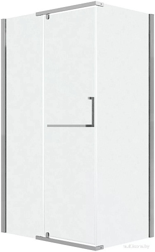 Душевой уголок Grossman Pragma 100x80x195 120.K33.03.1080.10.02 (хром/шиншилла стекло)