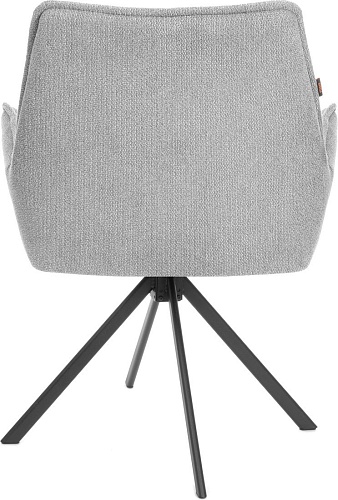 Стул с подлокотниками TetChair Мурано опора 360 (велюр/букле (HYP), светло-серый)