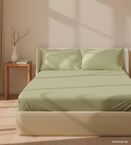 Постельное белье Sima-Land Modal 10518613 (оливковый)