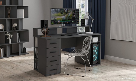 Стол Интерлиния Skill-08 (антрацит/антрацит)