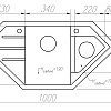 Врезная кухонная мойка Polygran Tolero R-114